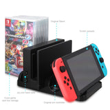 Multi-function Charging Dock Game Disc Storage Stand For Nintendo Switch Game Accessories, TNS-871 Charging Dock