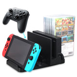 Multi-function Charging Dock Game Disc Storage Stand For Nintendo Switch Game Accessories, TNS-871 Charging Dock