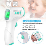 Non-contact LCD Digital Thermometer Fever Handheld Infrared Forehead Body Thermometer with LCD Measurement For Baby Adult Portab, LCD Digital