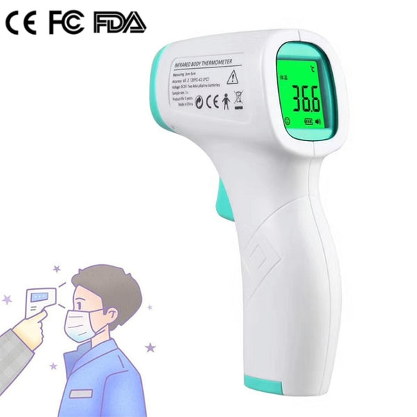 Non-contact LCD Digital Thermometer Fever Handheld Infrared Forehead Body Thermometer with LCD Measurement For Baby Adult Portab, LCD Digital