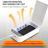 UV Sterilization Multifunctional Wireless Charger Mask Cleaner Personal Disinfection Cabinet with Aromatherapy Esterilizador, Personal Disinfection Cabinet