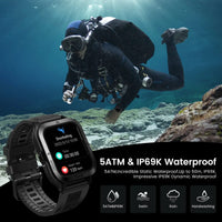 Original KOSPET TANK M2 Ultra Smart Watch Men Military Smartwatch Men's Fitness Watches AI Voice 70 Sport Modes IP69K Waterproof