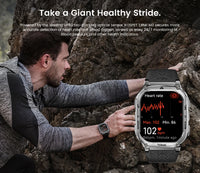 Original KOSPET TANK M3 Smartwatch Men AOD Fitness Smart Watch For Women AMOLED Bluetooth Call AI Voice 480mAh Rugged Watches