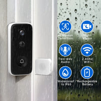 JOOAN Intelligent WiFi Doorbell With Camera Smart Home 3MP WiFi Video Doorbell Outdoor Battery Powered Security Video Intercom