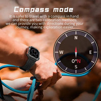 2024 New Bluetooth call Smart Watch Men IP68 Waterproof Outdoor Sports Fitness Tracker Health Monitor Smartwatch for Android IOS