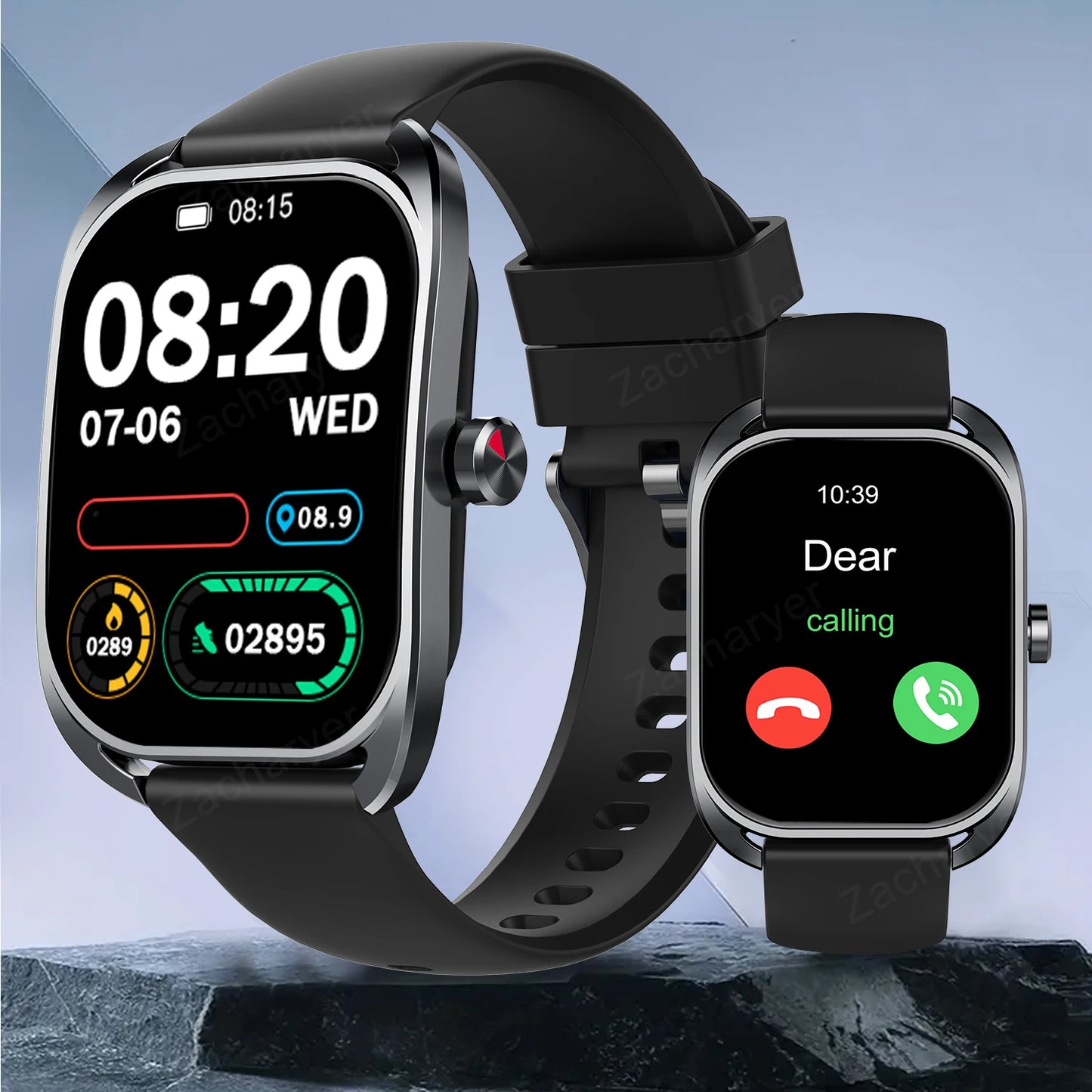 Smart watch,  calling reminder and rejection, wireless calling /dial, multi -Sport mode,SMS reminder, for iPhone/Andriod