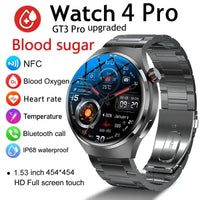 Smartwatch Men GT4 Pro 360*360 HD Screen Heart Rate Bluetooth Call IP68 Waterproof NFC Smart Watches 2023 New For Huawei Xiaomi