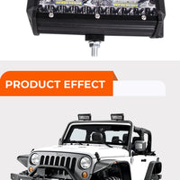 4/ 7 Inch 120W Combo off road Led Light Bars Spot Flood Beam for Work Driving Offroad Boat Car Tractor Truck 4x4 SUV ATV 12V 24V