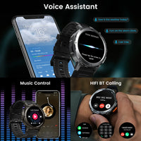 Original KOSPET TANK T2 Ultra Smart Watch Men Military Smartwatch Women Digital Fitness Watches AMOLED AI Voice AOD Bluetooth