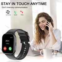 Smart watch, wireless calling /dial, Various APP Reminders,Suitable for men and women, sports watches, for iPhone/Andriod