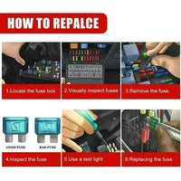 300/120/60 Pcs Truck Blade Car Fuse Kit The Fuse Insurance Insert Auto Accessorie