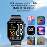 SENBONO Men's Smartwatch Bluetooth Call Fitness Tracker Heart Rate 100+ Sport Mode Smart Watch Men for Android IOS Xiaomi Huawei