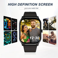 Smart watch, wireless calling/dial, multi-Sport mode, calling reminder and rejection,fitness monitoring, for iPhone/Andriod