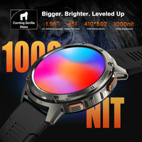 2024 KOSPET TANK T3 Smart Watch For Men 500mAh Battery Smartwatch Women Digital Fitness Watches AMOLED AI Voice AOD Bluetooth