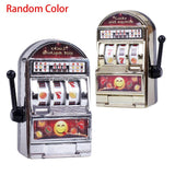 Mini Slot Machine Toy Rotatable Stress Reliever Children Party Jackpot Funny Jokes Play Toy, Random Color, Mini Slot Machine Toy