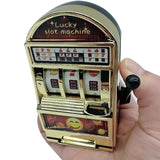 Mini Slot Machine Toy Rotatable Stress Reliever Children Party Jackpot Funny Jokes Play Toy, Random Color, Mini Slot Machine Toy