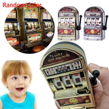 Mini Slot Machine Toy Rotatable Stress Reliever Children Party Jackpot Funny Jokes Play Toy, Random Color, Mini Slot Machine Toy