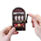 Mini Slot Machine Toy Rotatable Stress Reliever Children Party Jackpot Funny Jokes Play Toy, Random Color, Mini Slot Machine Toy