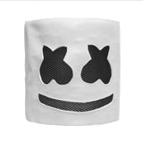 Fashionable Halloween Party Marshmallow Mask Night Club Latex White Mask Adult DJ Cosplay Costume Helmet, DJ Cosplay Helmet