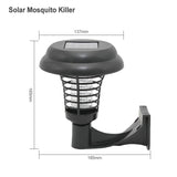 LED Solar Power Mosquito Repellent Bug Zapper Killer UV Lamp Insect Pest Outdoor Garden Lawn Landscape Light