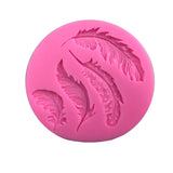 Feather Sugar Silicone Mold Fondant Mold Cake Decorating Tools, Feather Sugar Shape