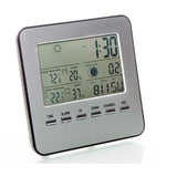 Wireless Indoor And Outdoor Temperature And Humidity Meter Alarm Clock, Wireless