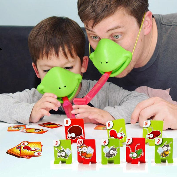 Tricky Props Lizard Tongue Snatch Interactive Sports Board Game Toys, Tricky Props Lizard Tongue