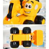 Small Toy Cars Cartoon Children Diecasts Mini Truck Construction Vehicle Engine Alloy Model Car, Truck Model Car