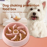 Environmental Protection Food Grade Plastic Anti-choking Slow Food Pet Dog Cat Food Bowl, Windmill, Water Drop