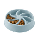 Environmental Protection Food Grade Plastic Anti-choking Slow Food Pet Dog Cat Food Bowl, Windmill, Water Drop