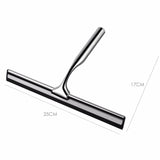 Glass Window Squeegee Cleaner Shower Bathroom Mirror Rubber Wiper With Suction Hook Water Vapor Removal, Glass Window Squeegee Cleaner