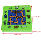 Go Getter Cat and Mouse Toy Board Cartoon Puzzle Maze Intelligence Game Gift, Go Getter