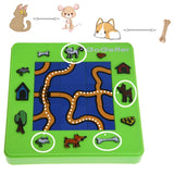 Go Getter Cat and Mouse Toy Board Cartoon Puzzle Maze Intelligence Game Gift, Go Getter