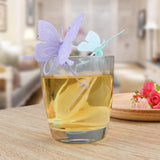 Silicone Tea Maker Butterfly Tea Leak Random Color Delivery, Butterfly Tea Leak