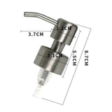 Stainless Steel Pump Head Soap Dispenser Threaded Nozzle, Pump Head