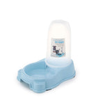 Pet Dual Purpose Automatic Water Dispenser Dog Bowl Dog Cat Universal, Blue, Pink, Green