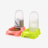 Pet Dual Purpose Automatic Water Dispenser Dog Bowl Dog Cat Universal, Blue, Pink, Green