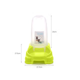 Pet Dual Purpose Automatic Water Dispenser Dog Bowl Dog Cat Universal, Blue, Pink, Green