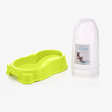 Pet Dual Purpose Automatic Water Dispenser Dog Bowl Dog Cat Universal, Blue, Pink, Green