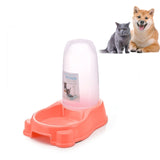 Pet Dual Purpose Automatic Water Dispenser Dog Bowl Dog Cat Universal, Blue, Pink, Green