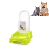 Pet Dual Purpose Automatic Water Dispenser Dog Bowl Dog Cat Universal, Blue, Pink, Green