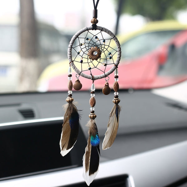 Vintage Literary Pumpkin Handmade Car Pendant Dream Catcher, MS0044