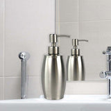 Stainless Steel Soap Dispenser Oval Hand Sanitizer Bottle, SH158