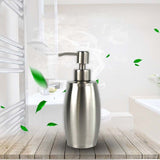 Stainless Steel Soap Dispenser Oval Hand Sanitizer Bottle, SH158