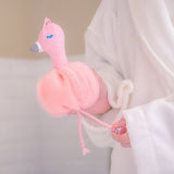 Flamingo Bubble Ball Bath Flower Towel, Bath Flower Towel