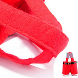 Santa Claus Suspenders Pants Candy Bottle Gift Bag Decoration, Santa Claus Bottle Bag