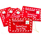 Felt Embroidery Envelope Candy Bag Christmas Decoration, Envelope Candy Bag