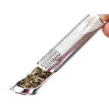 Stainless Steel Tea Strainer Amazing Tea Infuser Pipe Design Touch Feel Good Holder Tool Tea Spoon Infuser Filter, Pipe Shape