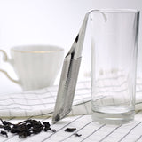 Stainless Steel Tea Strainer Amazing Tea Infuser Pipe Design Touch Feel Good Holder Tool Tea Spoon Infuser Filter, Pipe Shape