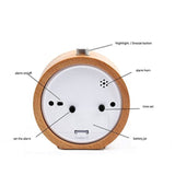 Student Creative Bedside LED Clock Mute Personality Snooze Small Alarm Clock, Bedside LED Clock